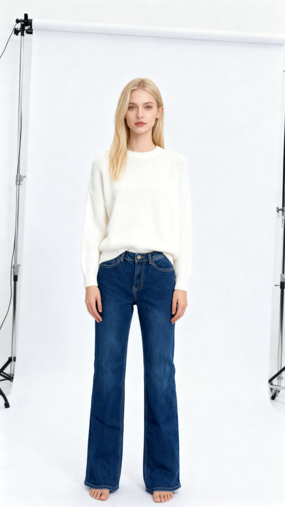 Jeans Mujer Fullrecto Azul