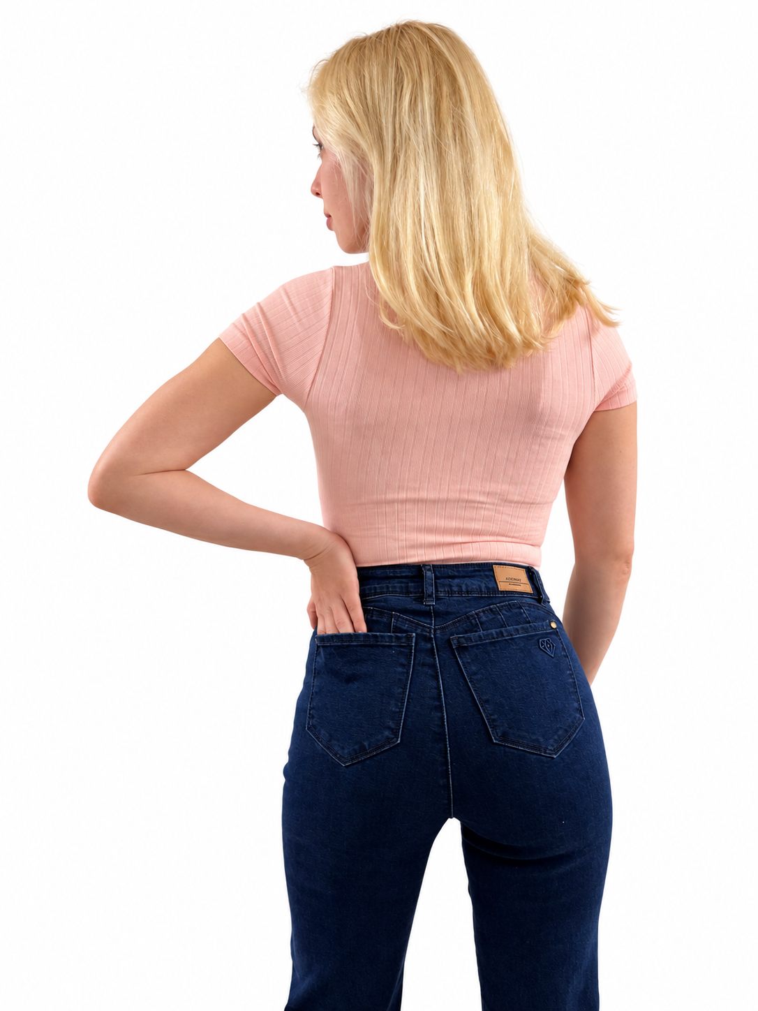 JEANS  Mujer Recto  Azul Marino