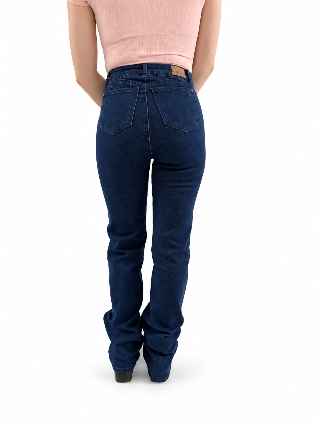 JEANS  Mujer Recto  Azul Marino