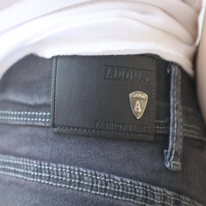 Jeans Hombre Gris semi pitillo elasticado