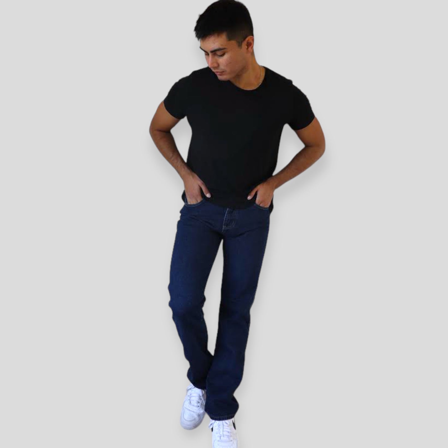 Jeans Hombre Azul clásico